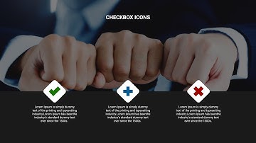 Full-Screen Sidebar Overlay with Checkbox Icons  |MoGRT Template