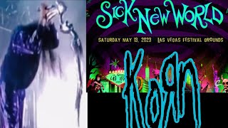 “KORN TEARING UP A SICK NEW WORLD FESTIVAL 5/13/23”