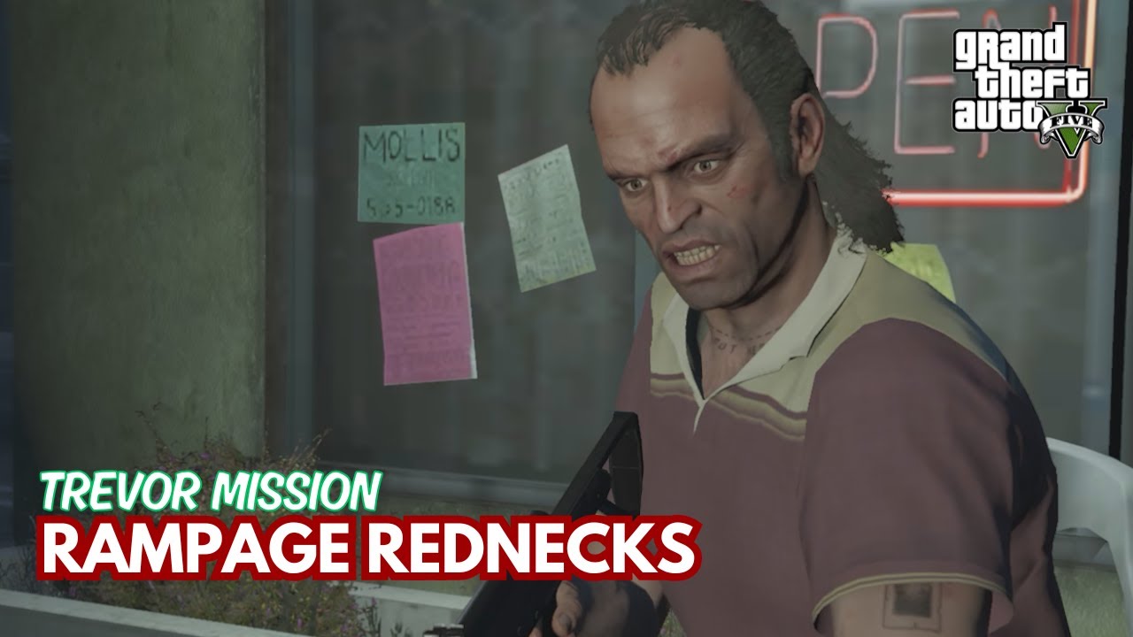 RAMPAGE REDNECKS | TREVOR MISSION | GTA 5 ENHANCED EDITION GAMEPLAY