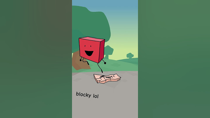blocky bfb just smashed your phone #animation #bfdi