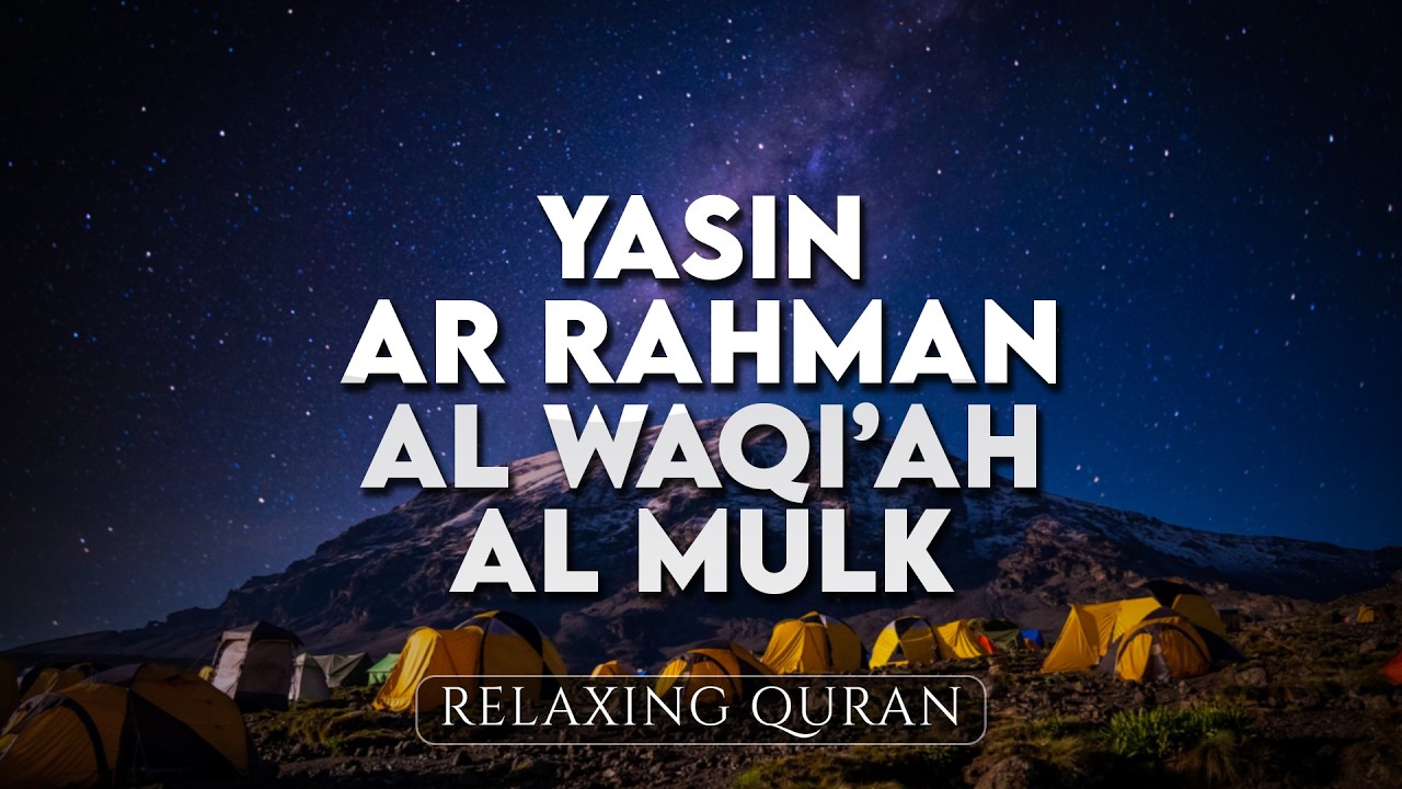 Tilawah Indah Al Qur’an | Ar-Rahman, Yasin, Al-Waqiah, Al-Mulk, Ayat Kursi - ALAA AQEL