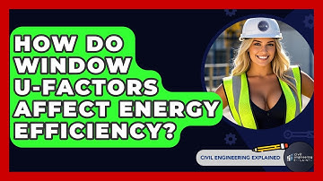 How Do Window U-factors Affect Energy Efficiency? - Civil Engineering Explained