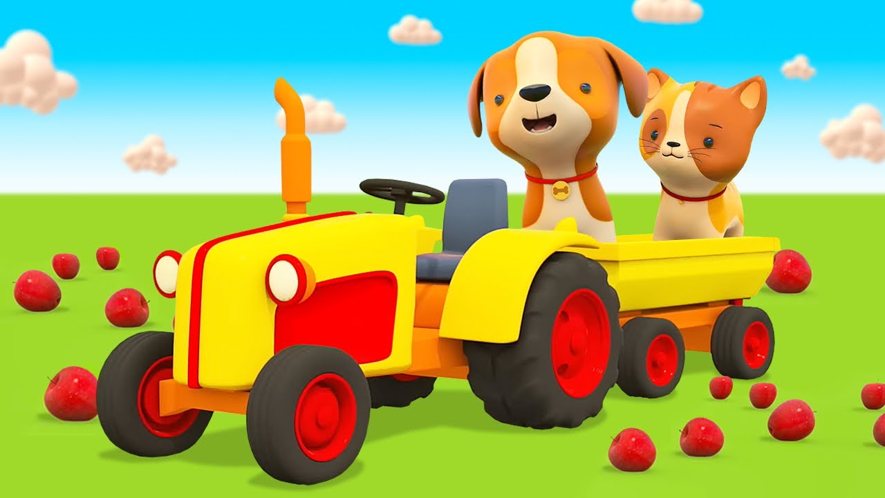 Learn animals for kids & Helper Cars for kids. Baby cartoons. Full episodes of car cartoons for