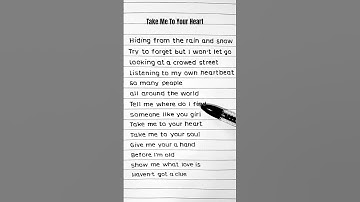 Thumbnail of Michael Learns To Rock - Take Me To Your Heart💙 (Lyrics)#song #lyrics #trending