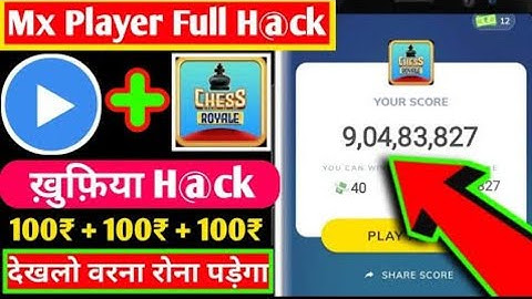 MX Player Chess Royal game hack trick || Technical WTR || auto win trick MX player game