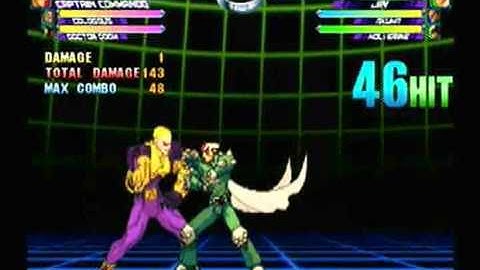 MvC2: Akuma/Wolverine/Jin 100% combo