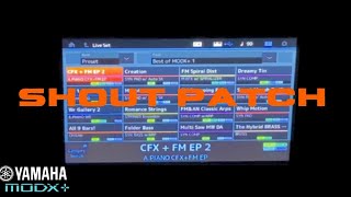 HOW TO CREATE A SHOUT PRAISE PATCH FOR CHURCH ON YAMAHA MODX, MODX+, MONTAGE