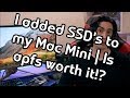 I put SSD’s in my Mac Mini and compared APFS to OS Extended!