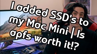 I put SSD’s in my Mac Mini and compared APFS to OS Extended!