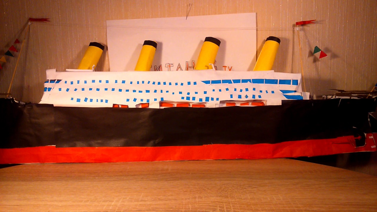 Титаник из пластилина картинки
