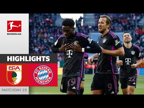 Davies &amp; Kane Score in close Win | Augsburg - Bayern München 2-3 | Highlights MD 19 Bundesliga 23/24