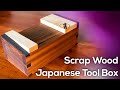 Live Edge Japanese Tool Box Build | Japanese Woodworking | #BuildAtHome