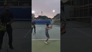Youngest Boy Forehand Running Shot Incredible Tennis Skills #shorts #tennis #activelifestyle