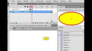 Flash Tutorial 10 Select Random Movie Clip