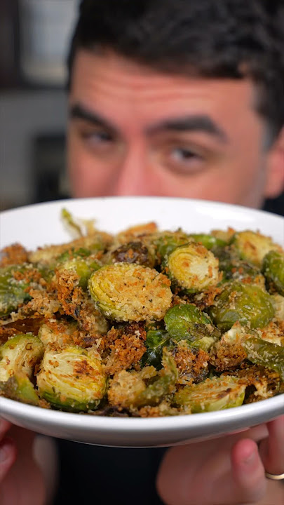 Garlic Parmesan Brussels Sprouts! #garlicparmesan #brusselssprouts #sidedishrecipe