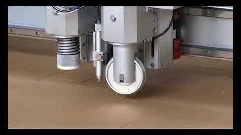 Acctek cnc Oscillating knife cutting machine with pressure roller for cardboard