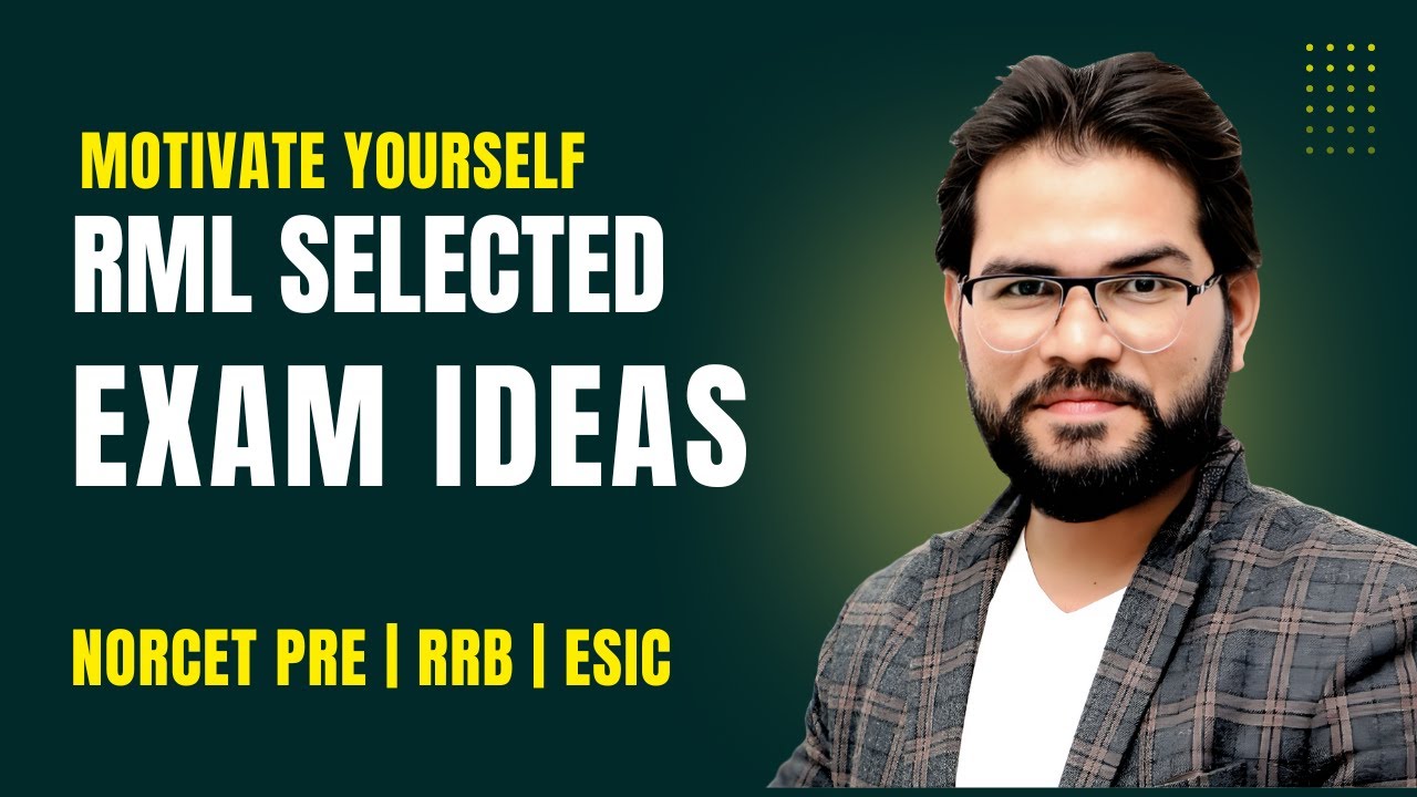 Selected RML Delhi में भी आपकी तरह की डरता था और मेरा भी लास्ट चांस था ...