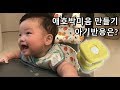 초기이유식만들기(애호박미음) 이유식용기추천/5개월아기 유준먹방