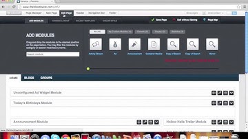 vBulletin 5 Connect: Customizing Page Layout