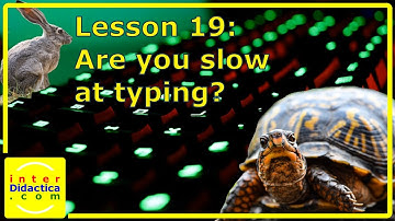 Lesson 19: Are you slow at typing? Practicing words beginning with R. Free Touch Typing Course.