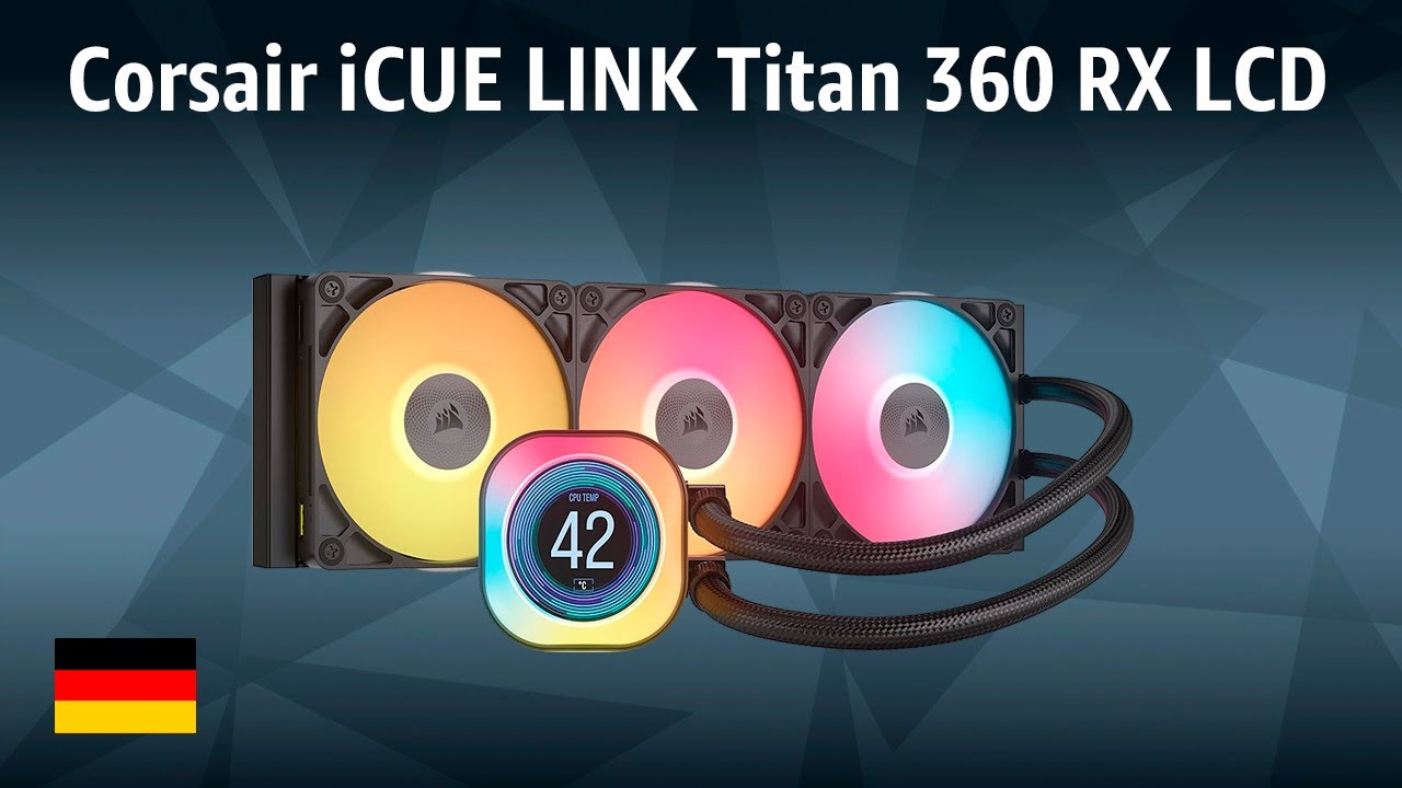 Corsair iCUE LINK Titan 360 RX LCD CPU Liquid Cooler | REVIEW