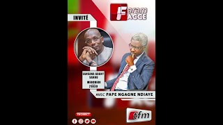 TFM LIVE : Faram Facce - Invité : Lansana Gagny Sakho - Pr : Pape Ngagne Ndiaye - 1er Février 2023