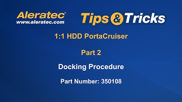How To Use 1:1 HDD PortaCruiser 350108 as a Hard Drive Dock - Aleratec Tips & Tricks Part 2