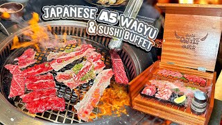 Filipino WHOLE LOBSTER Buffet & America's BEST Japanese A5 Wagyu LOBSTER, SUSHI Buffet!