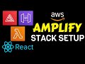 AWS Amplify Fullstack Project Setup (React, Node, Lambda, REST API)