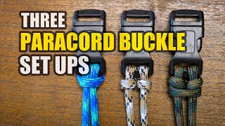 3 UNIQUE Two Strand Paracord Bracelet Set Ups
