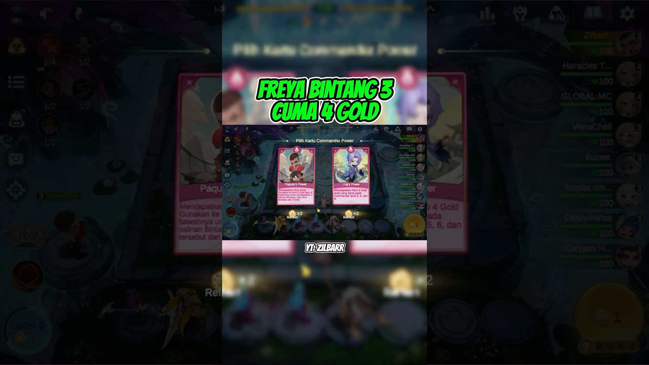 FREYA BINTANG 3 CUMA 4 GOLD! 