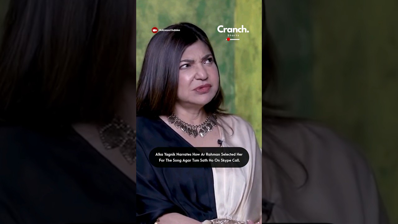 #AlkaYagnik narrates how AR Rahman selected her for the Song on Skype Call. #CranchMedia #Shorts 