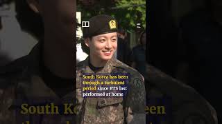 Seoul Prepares For Bts Comeback At Historic Square