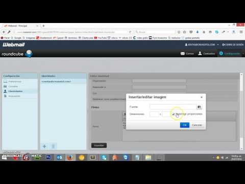 Cómo crear una firma empresarial con imagen en webmail