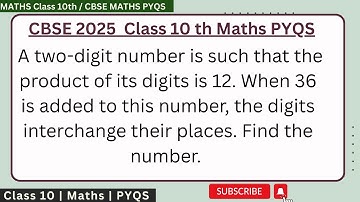 A two-digit number is such that the product of its digits is 12. When 36 is added to this number, t
