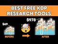 KDP / Amazon BSR & Keyword Research SEO Tool chrome extension