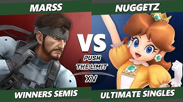 Push the Limit 15 Winners Semis - Marss (Snake) Vs. Nuggetz (Daisy) SSBU Ultimate Tournament