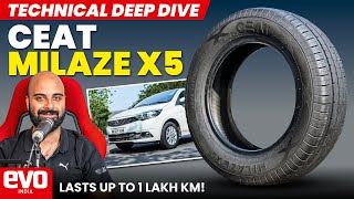 Ceat Milaze X5 | Lasts up to 1 lakh km | Better fuel efficiency | evo India by evo India 120,058 views 12 days ago 4 minutes, 48 seconds