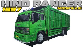 MENGGAMBAR TRUK TUA HINO RANGGER - CARA MENGGAMBAR TRUK HINO RANGGER 