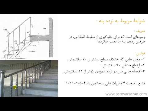 نرده راه پله چه ویژگی هایی باید داشته باشد