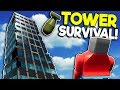 LEGO TOWER VS NUKE SURVIVAL CHALLENGE! - Brick Rigs Roleplay Gameplay