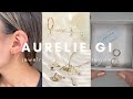 AURELIE GI jewelry try on haul &amp; review | solid 14k gold jewelry