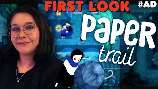 Cozy Topdown Puzzle Adventure Game: Paper Trail FIRST LOOK