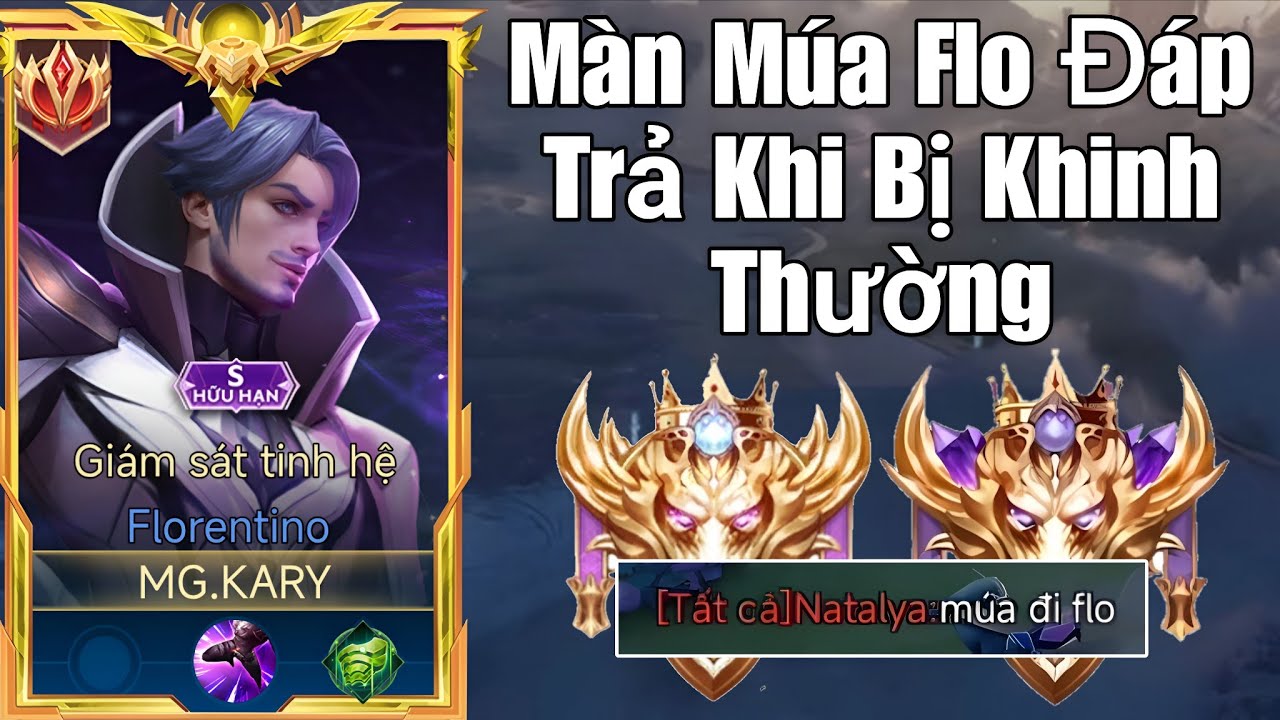 Bất Ngờ Bị Khinh Thường Múa Rank Cỏ Không Biết Combo Tướng Và Màn Múa Flo Đáp Trả Cực Căng