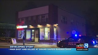 Man dies after shooting at barber shop