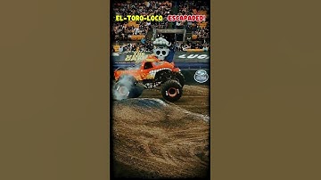 They REALLY let El Toro Loco escape… 😈🐂 El Toro Loco Monster jam Actions 2025.