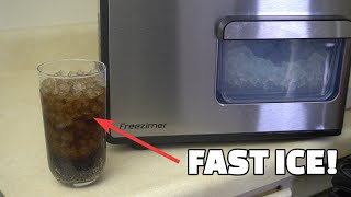 For fast nugget ice, use this Freezimer Dreamice X3 ice maker machine!