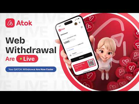 How to Withdraw $ATOK | Web Withdrawal Complete Guide | Atok App