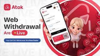 How to Withdraw $ATOK | Web Withdrawal Complete Guide | Atok App screenshot 4