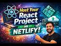 How to Host React App on Netlify (Step-by-Step for Beginners) 🚀 | Free Deployment Guide